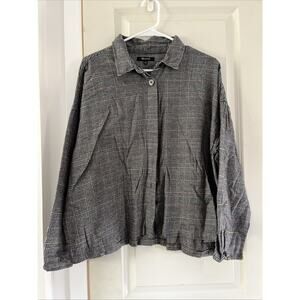 Madewell Flannel Bromley Shirt in Ronan Plaid Women's Size XL